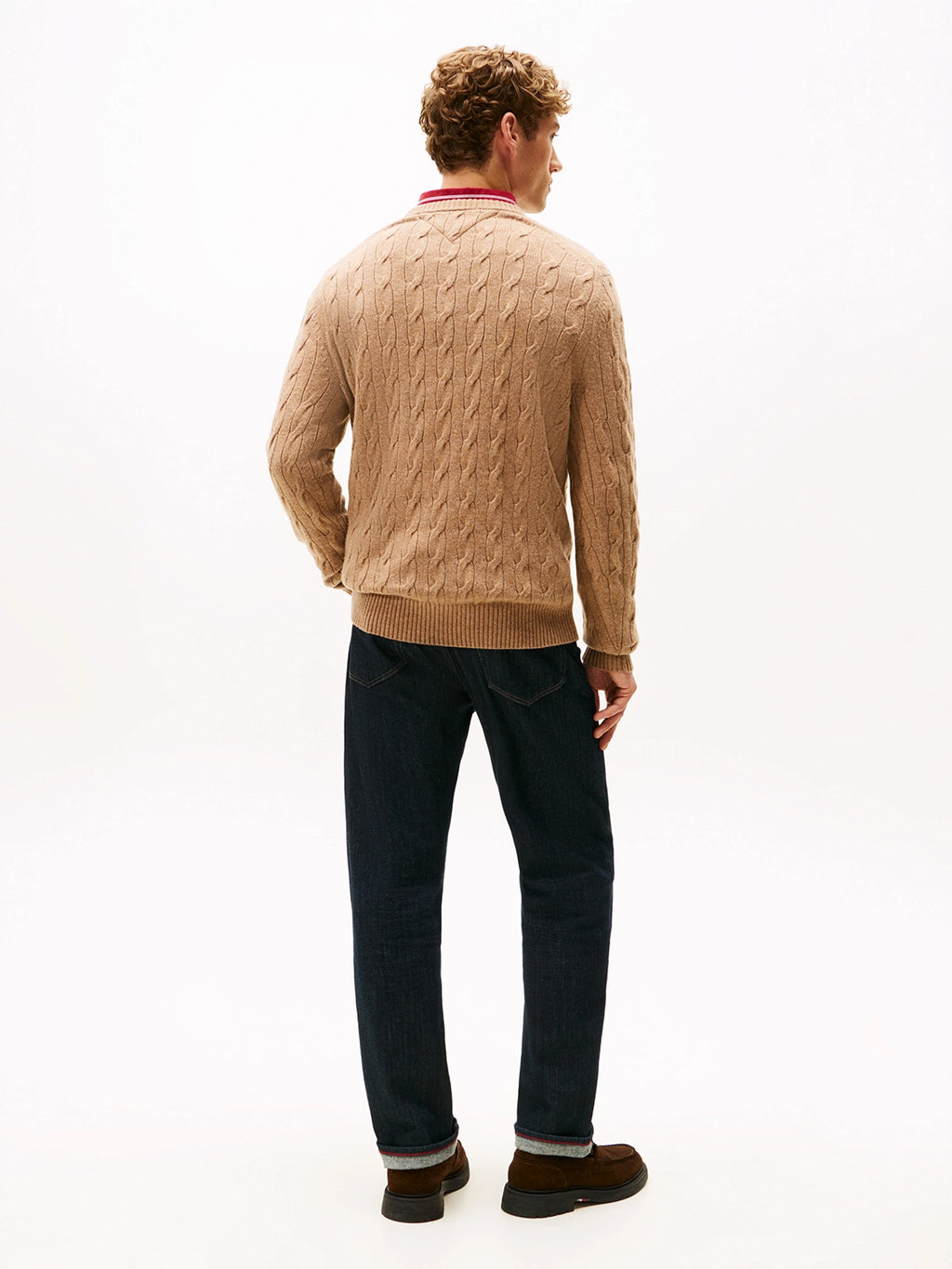 TOMMY HILFIGER LAMBSWOOL CABLE CREW MW0MW40442