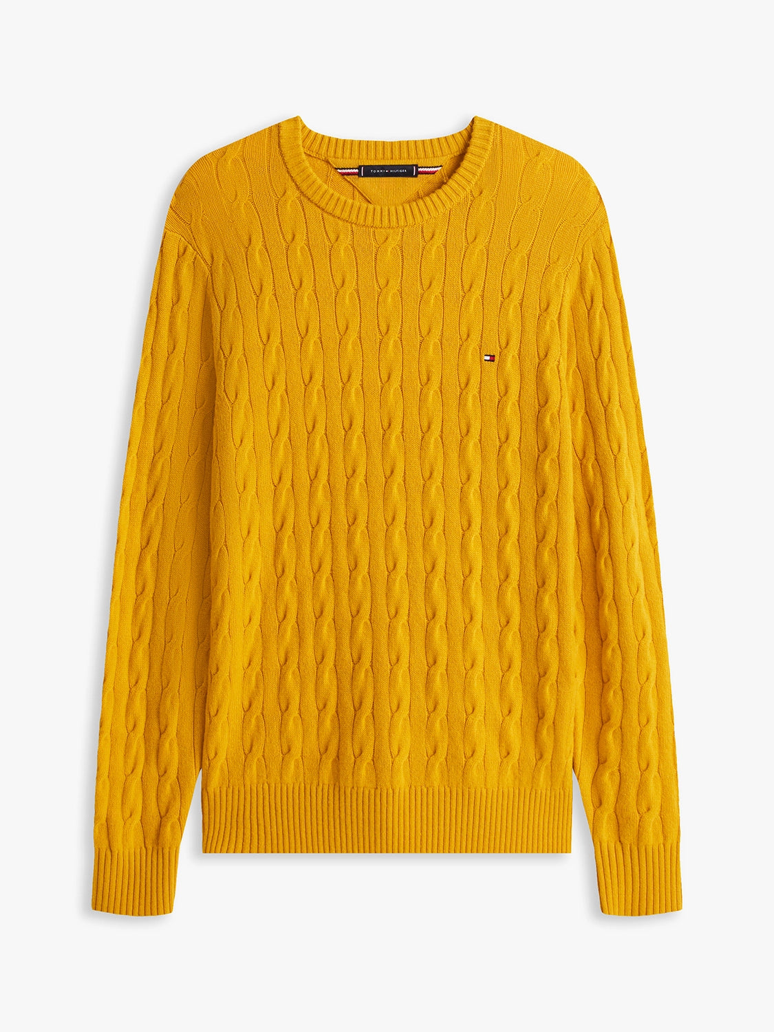 TOMMY HILFIGER LAMBSWOOL CABLE CREW MW0MW40442