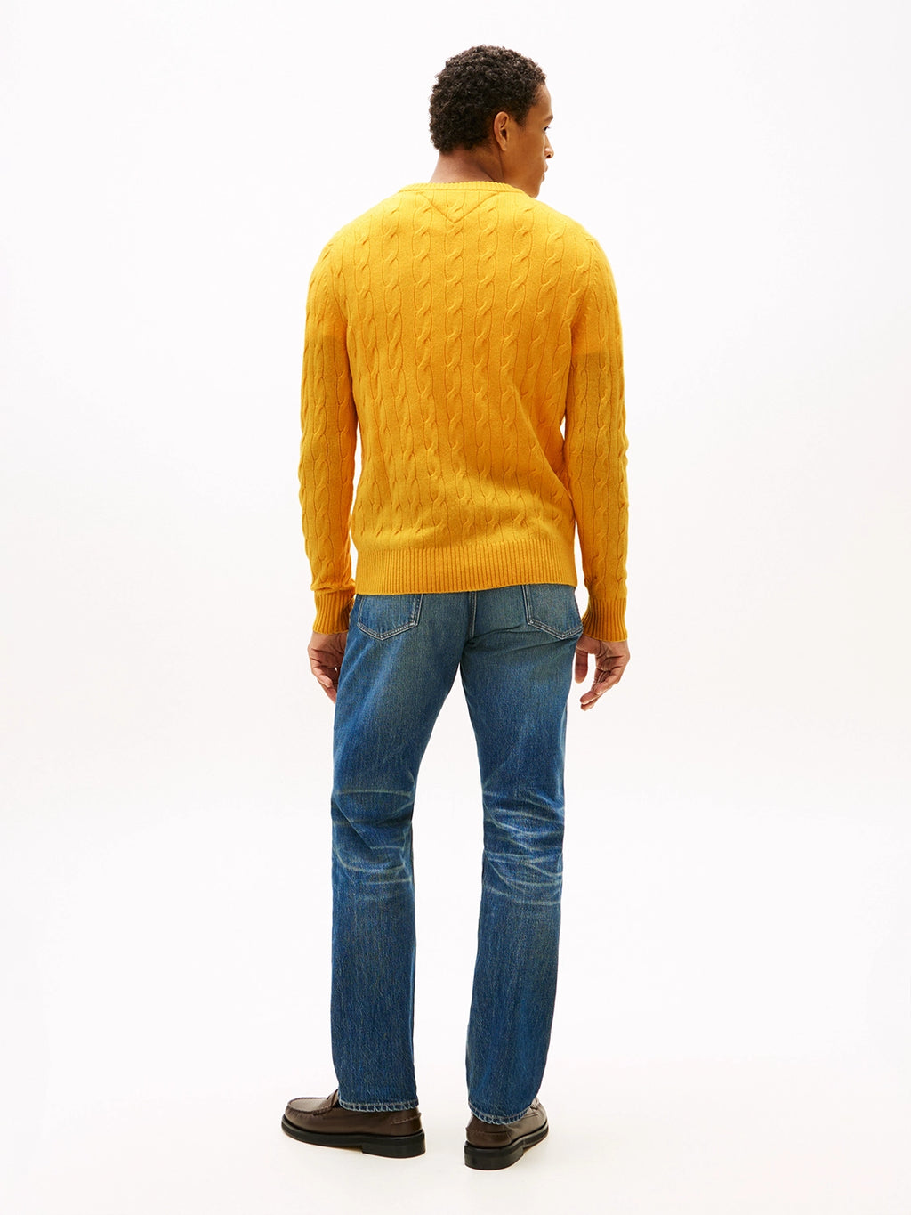 TOMMY HILFIGER LAMBSWOOL CABLE CREW MW0MW40442