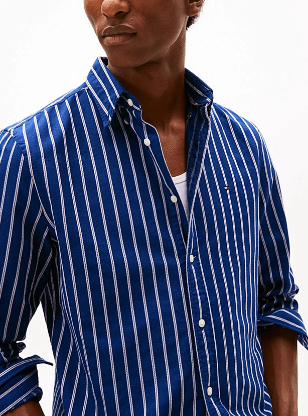 TOMMY HILFIGER HERITAGE OXFORD STRIPE L/S SHIRT MW0MW40464