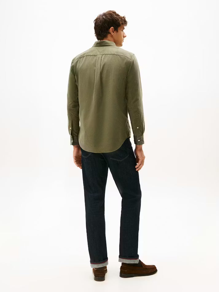 TOMMY HILFIGER SOLID CORDUROY L/S SHIRT MW0MW40486