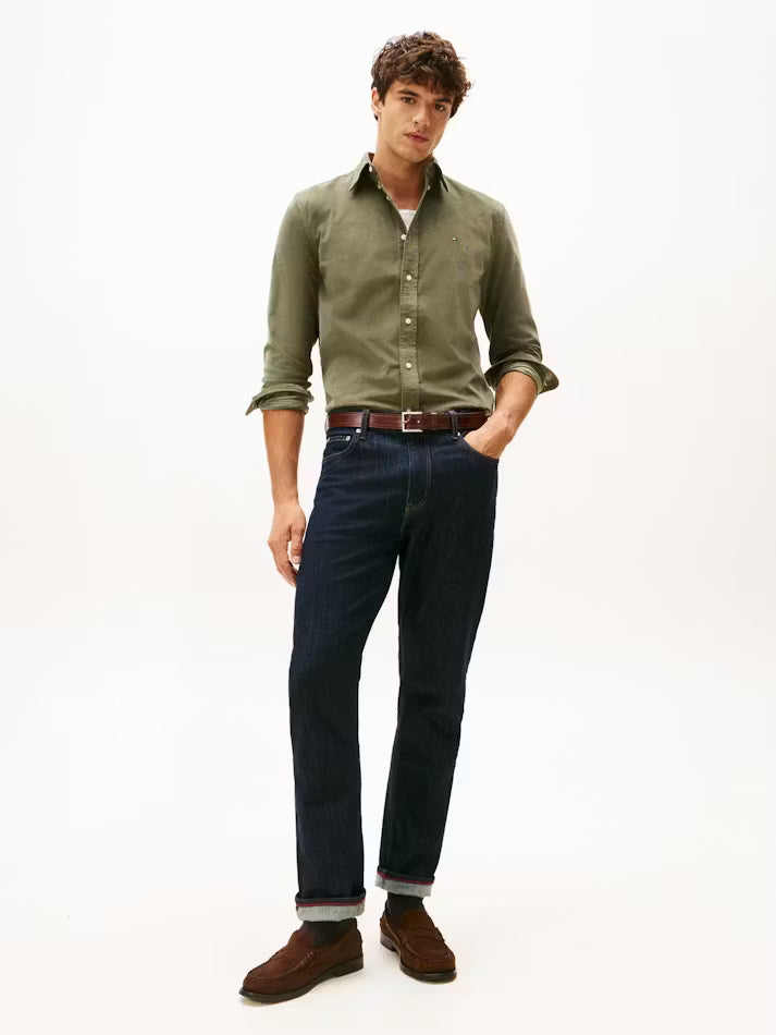 TOMMY HILFIGER SOLID CORDUROY L/S SHIRT MW0MW40486