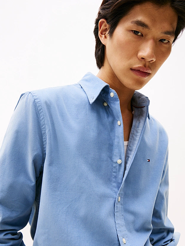 TOMMY HILFIGER SOLID CORDUROY L/S SHIRT MW0MW40486