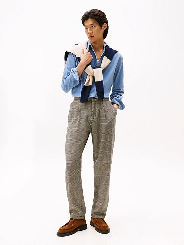 TOMMY HILFIGER SOLID CORDUROY L/S SHIRT MW0MW40486