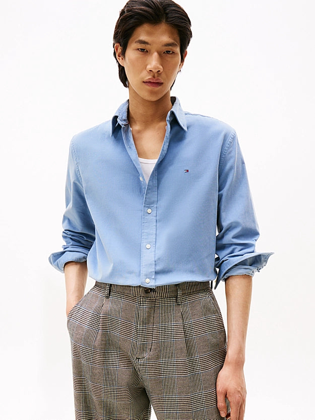 TOMMY HILFIGER SOLID CORDUROY L/S SHIRT MW0MW40486