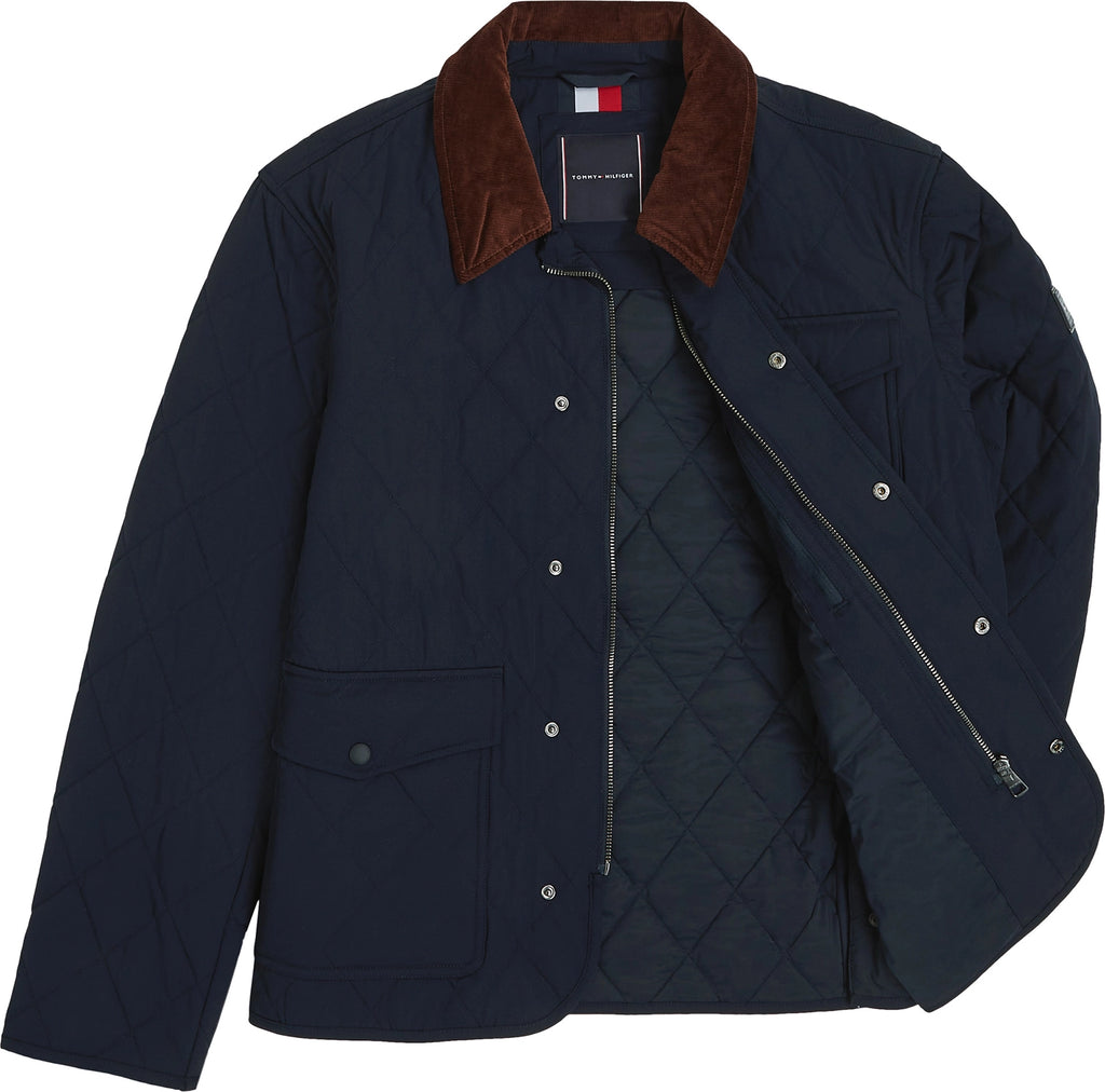 TOMMY HILFIGER DIAMOND QUILT JACKET MW0MW41402