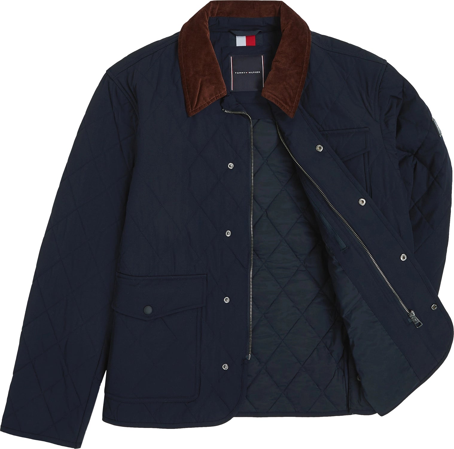 TOMMY HILFIGER DIAMOND QUILT JACKET MW0MW41402