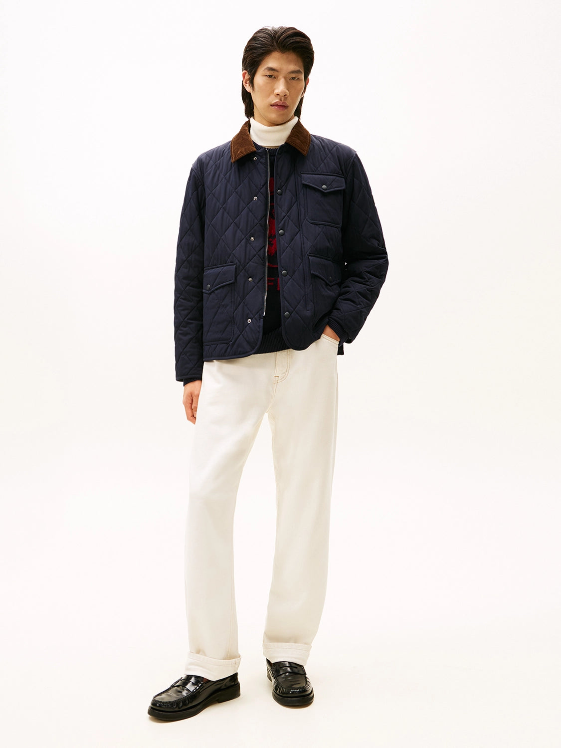 TOMMY HILFIGER DIAMOND QUILT JACKET MW0MW41402