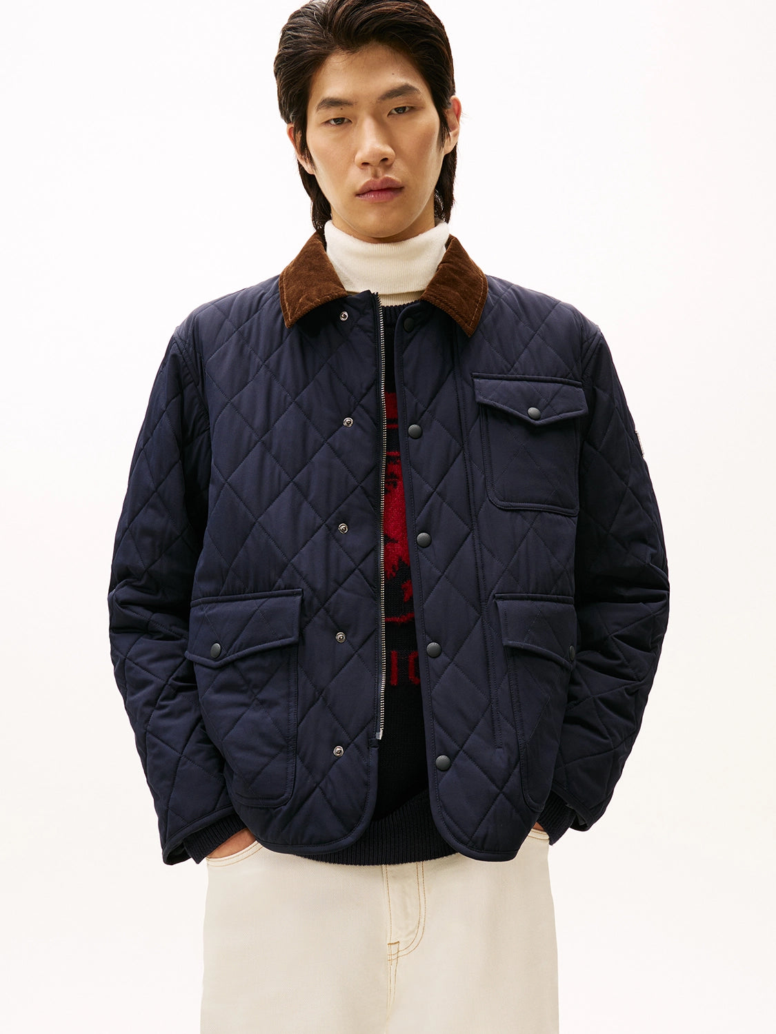 TOMMY HILFIGER DIAMOND QUILT JACKET MW0MW41402