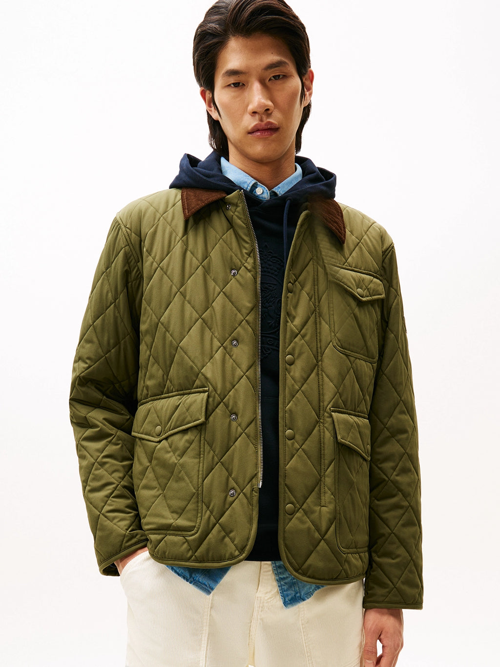 TOMMY HILFIGER DIAMOND QUILT JACKET MW0MW41402