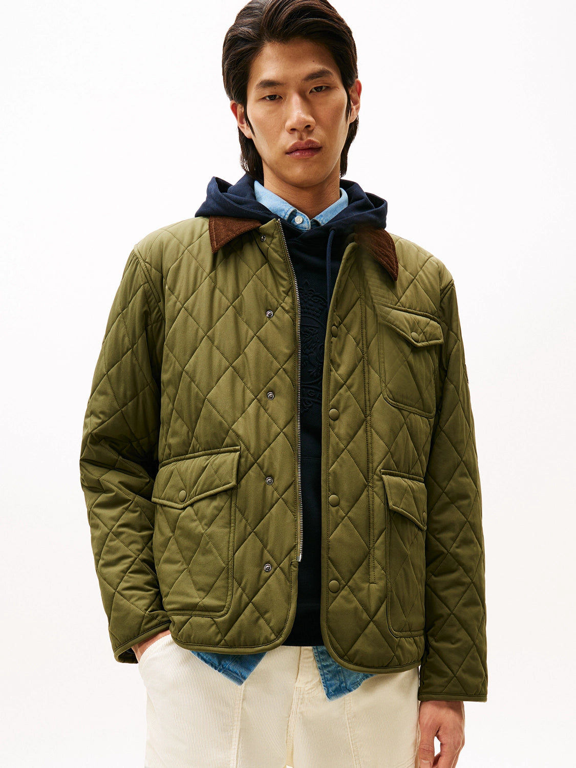 TOMMY HILFIGER DIAMOND QUILT JACKET MW0MW41402