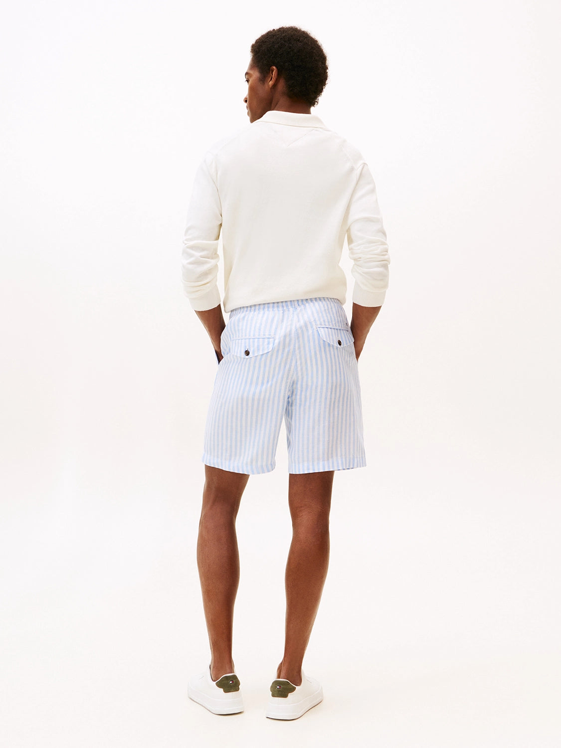 TOMMY HILFIGER MERCER LINEN STRIPE SHORT MW0MW41510