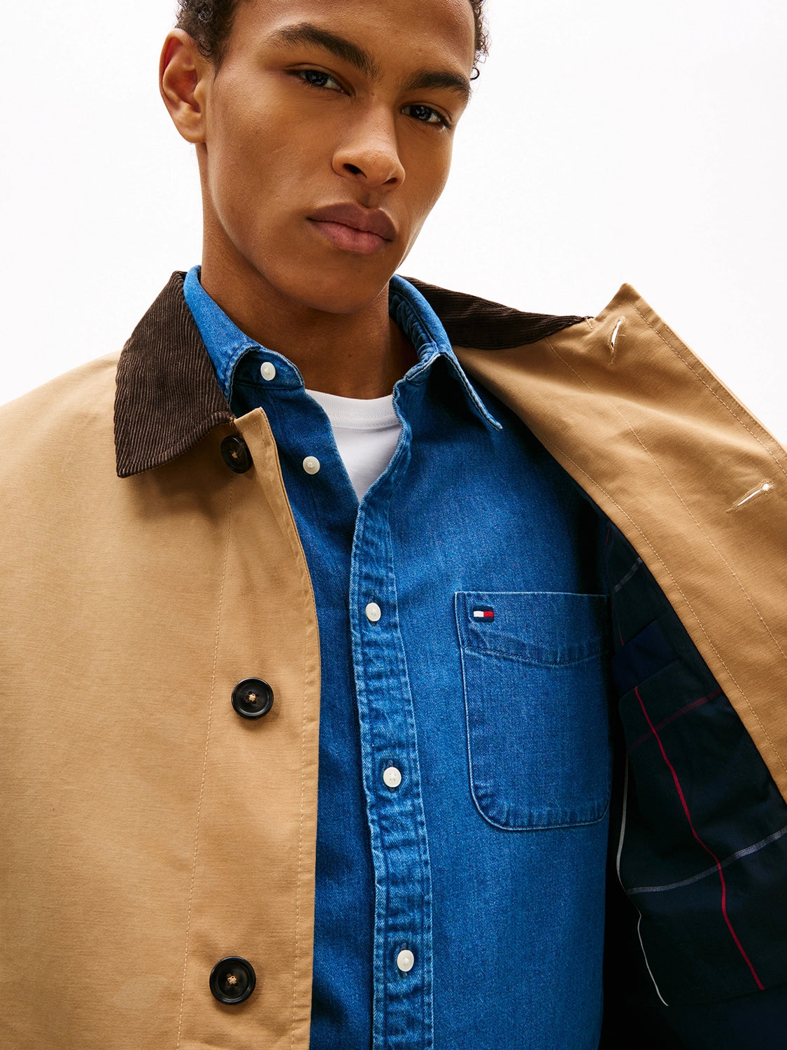 TOMMY HILFIGER WAXED BARN JACKET MW0MW41925