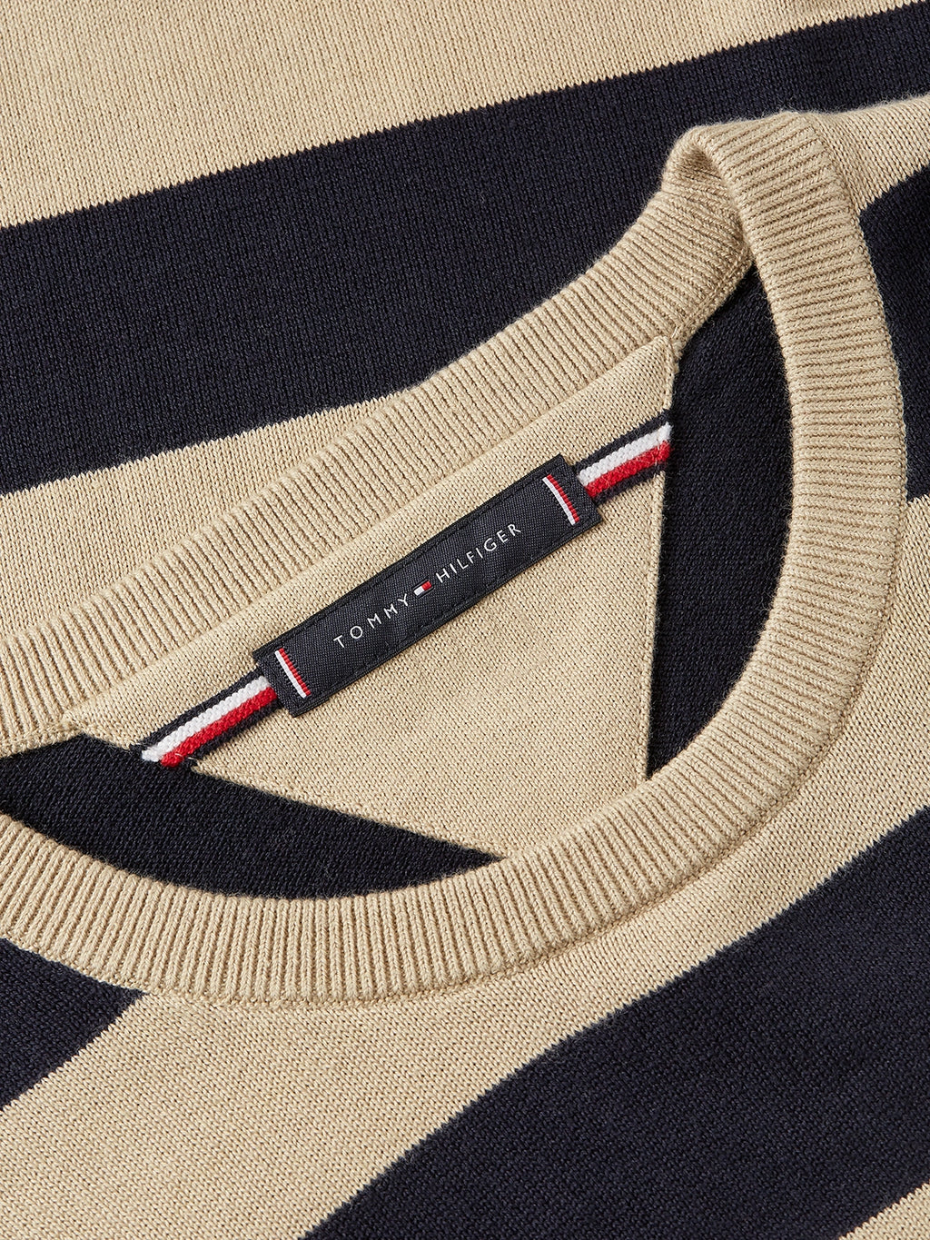 TOMMY HILFIGER ESSENTIAL STRIPE COTTON S/S CREWNECK KNIT MW0MW41950