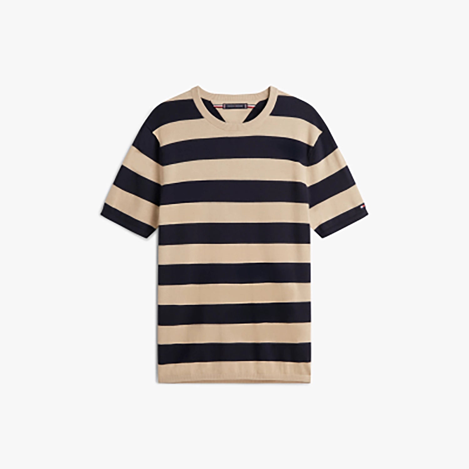 TOMMY HILFIGER ESSENTIAL STRIPE COTTON S/S CREWNECK KNIT MW0MW41950