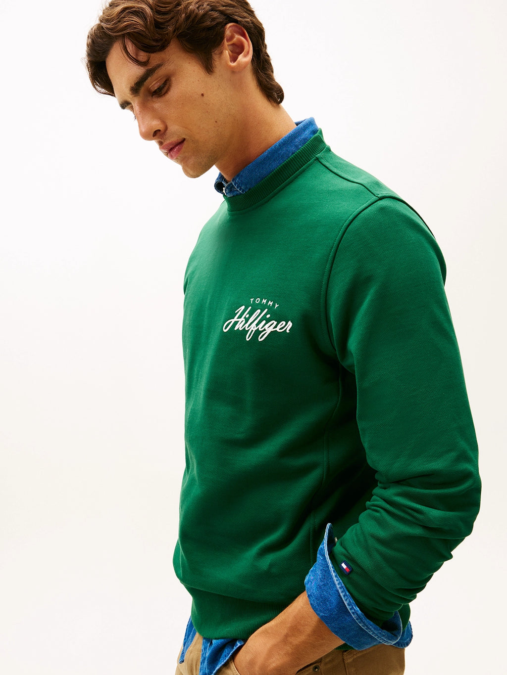 TOMMY HILGIGER MODERN ATHLEISURE REG CREW SWEATSHIRT MW0MW42536