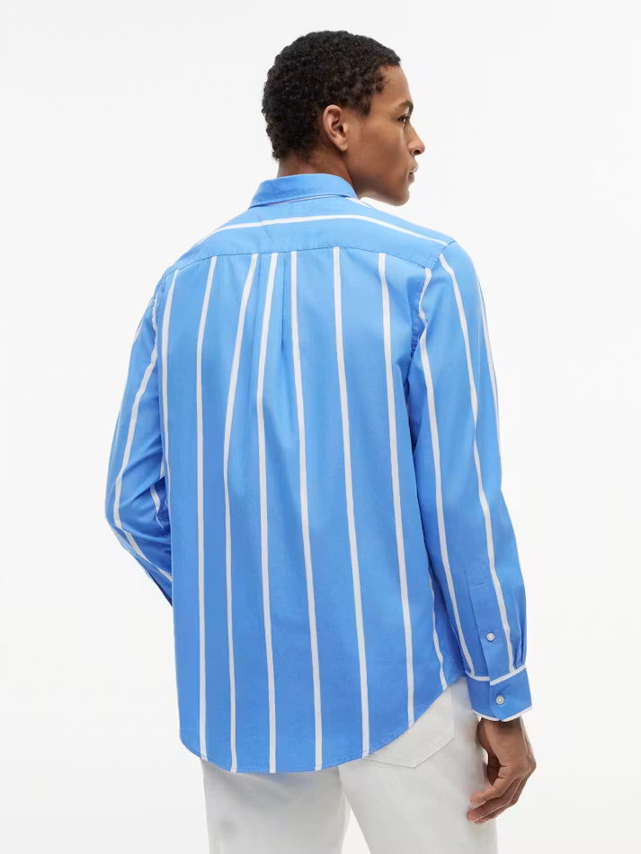 TOMMY HILFIGER SPACE STRIPE POPLIN L/S SHIRT MW0MW43304