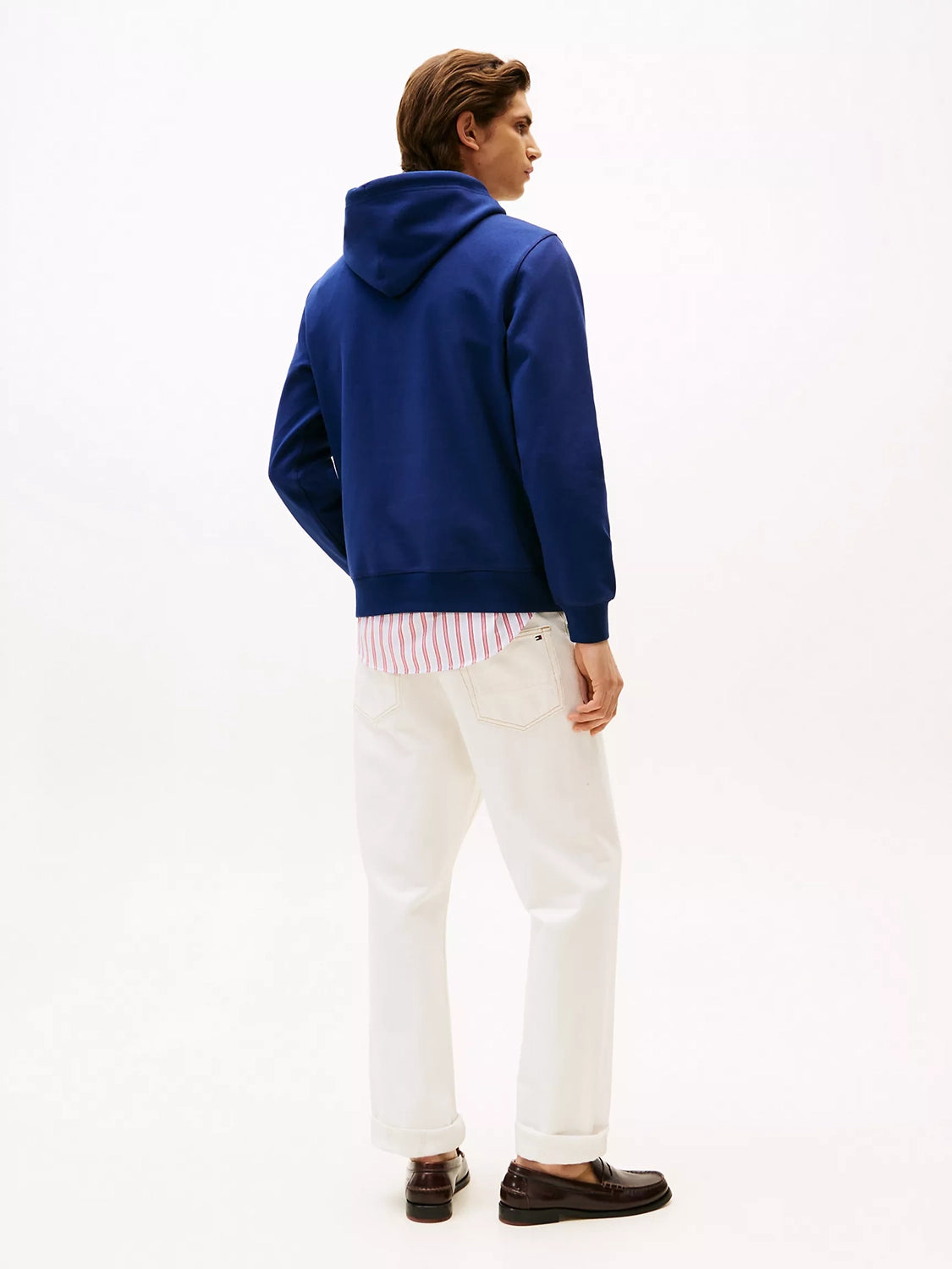 TOMMY HILFIGER ARCH EMBOSSED HOODED SWEATSHIRT MW0MW39402