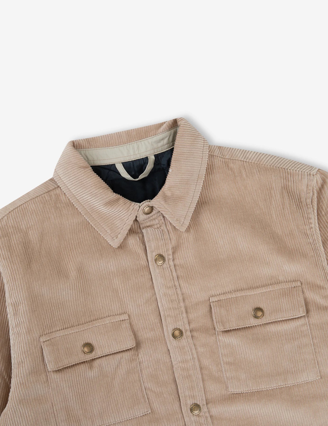 MR SIMPLE QUILTED CORD JACKET M093521