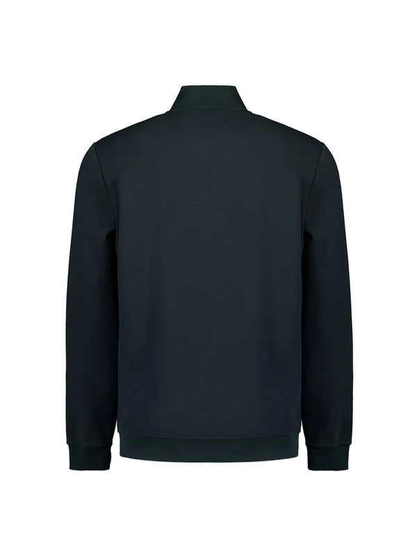 NO EXCESS FULL ZIP PIQUE KNITTED BOMBER SWEATSHIRT N1006