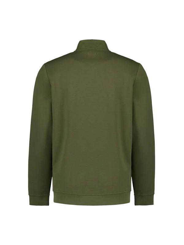 NO EXCESS FULL ZIP PIQUE KNITTED BOMBER SWEATSHIRT N1006