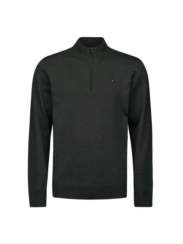 NO EXCESS HALF ZIP MELANGE PULLOVER N2185