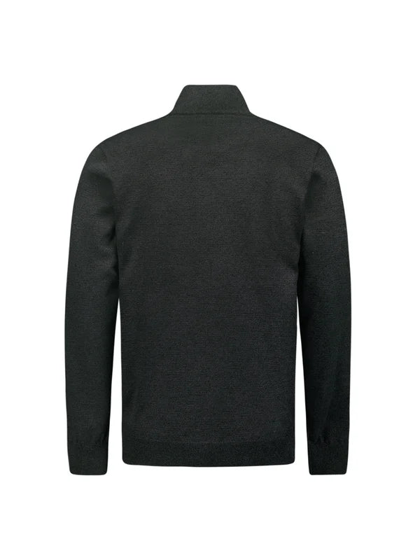 NO EXCESS HALF ZIP MELANGE PULLOVER N2185