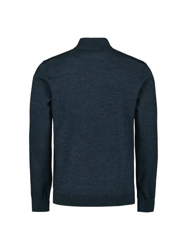 NO EXCESS HALF ZIP MELANGE PULLOVER N2185