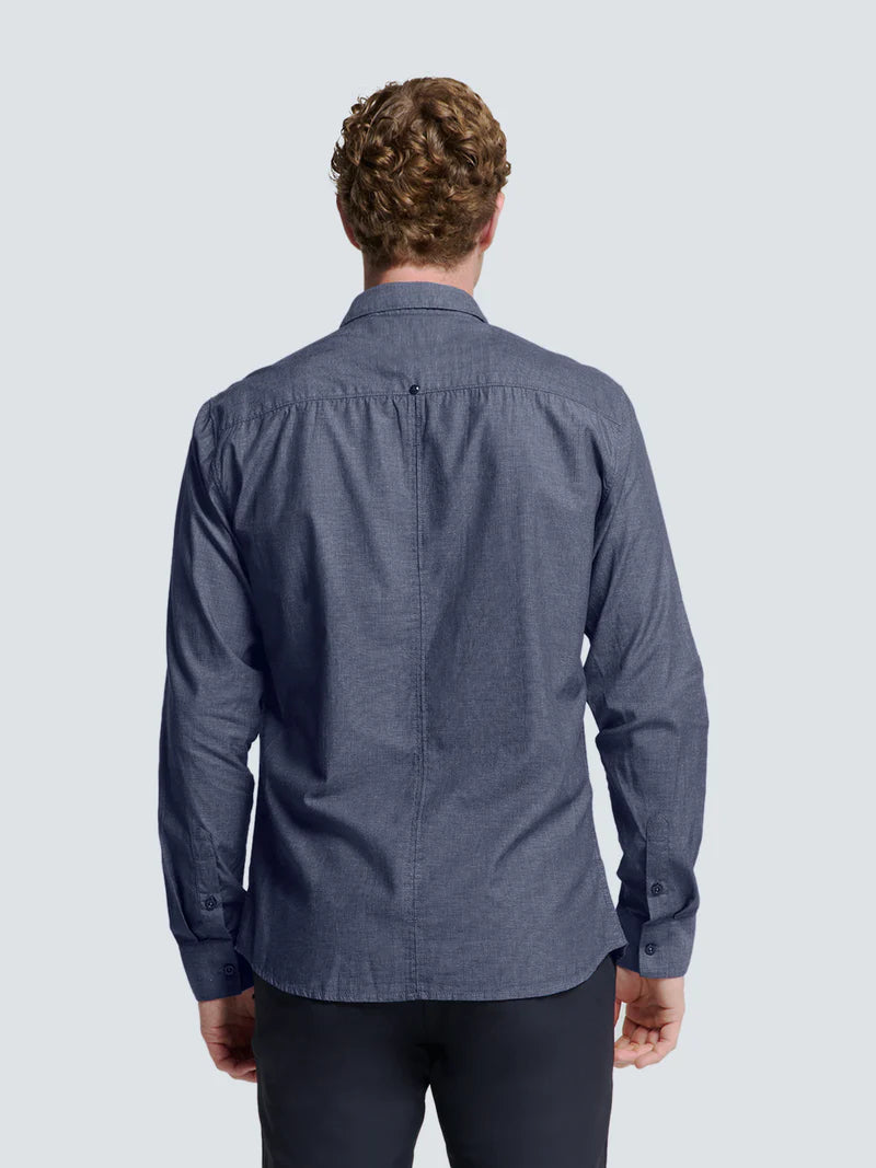 NO EXCESS FILL-A-FILL L/S STRETCH COTTON SHIRT N4330
