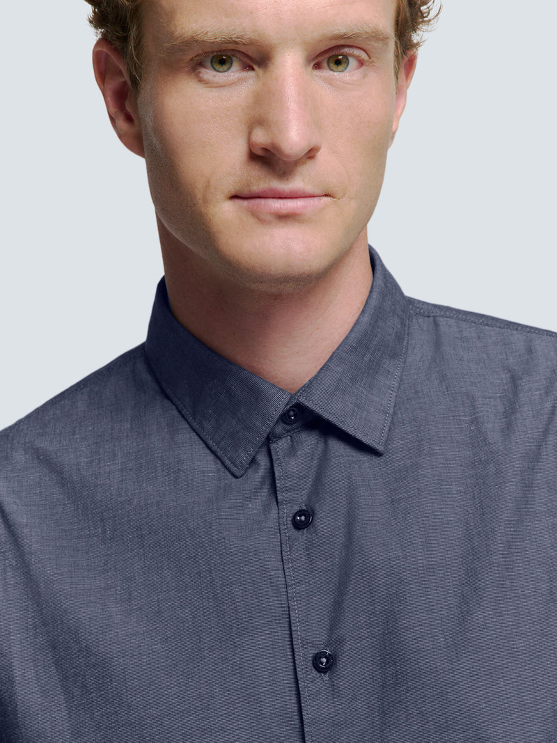 NO EXCESS FILL-A-FILL L/S STRETCH COTTON SHIRT N4330