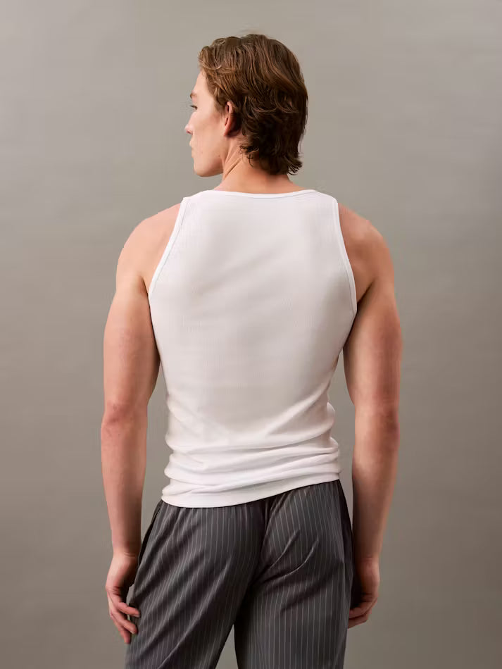 CALVIN KLEIN 100% COTTON 3PK TANKS NB4036