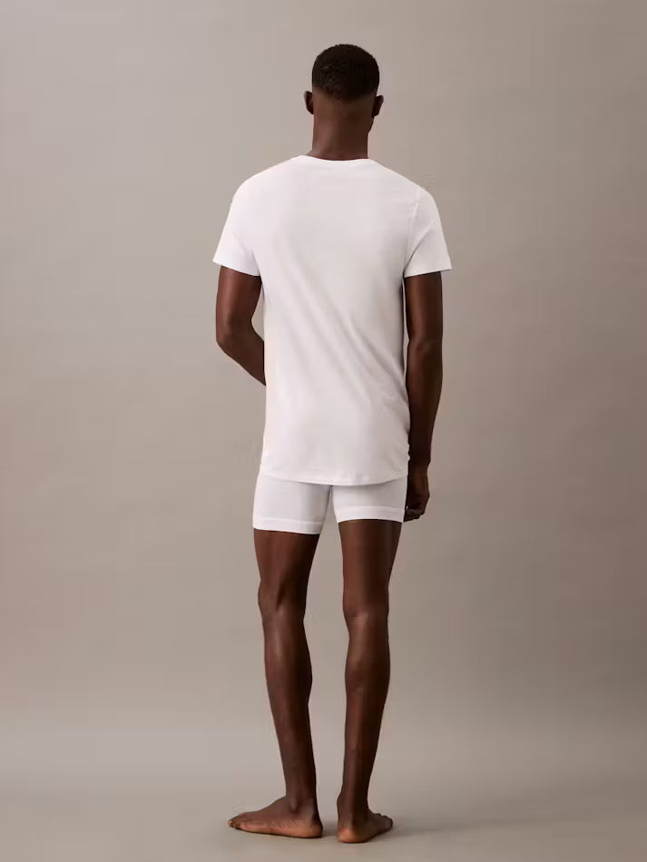 CALVIN KLEIN 100% COTTON 3PK CLASSIC S/S CREWNECKS NB4051