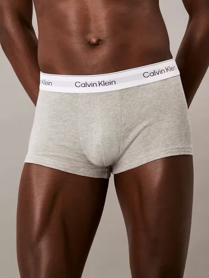 CALVIN KLEIN ICON COTTON STRETCH 3PK LOW RISE TRUNK NB4389