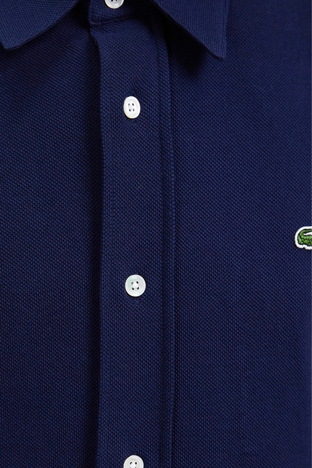 LAC PIQUE BUTTON DOWN L/S SHIRT
