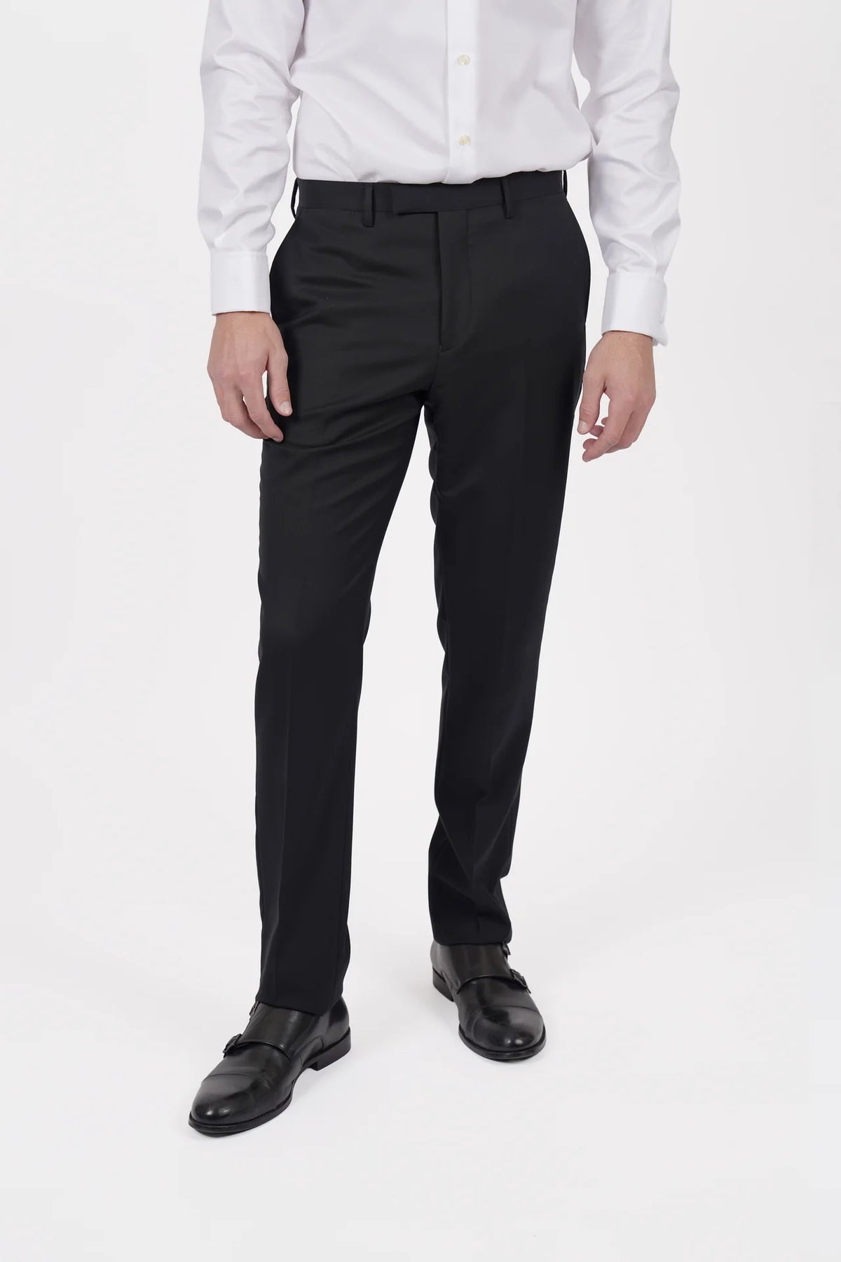 HARDY AMIES BRINSLEY 100% WOOL DINNER SUIT TROUSER PNT007