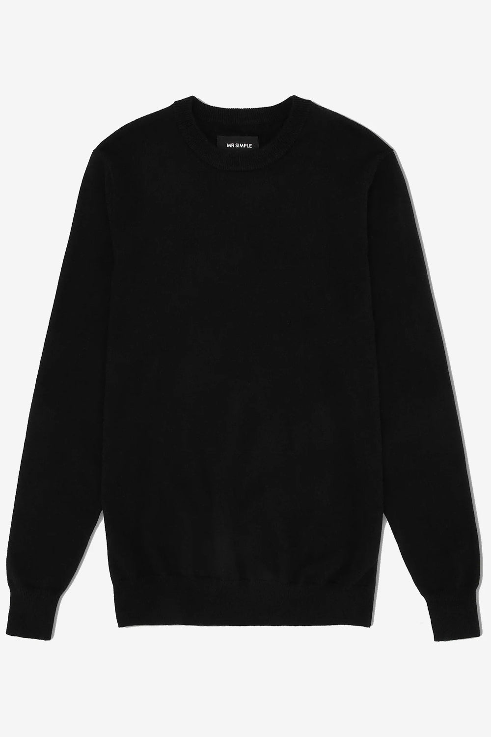 MR SIMPLE RECYCLED CASHMERE CREW NECK KNIT