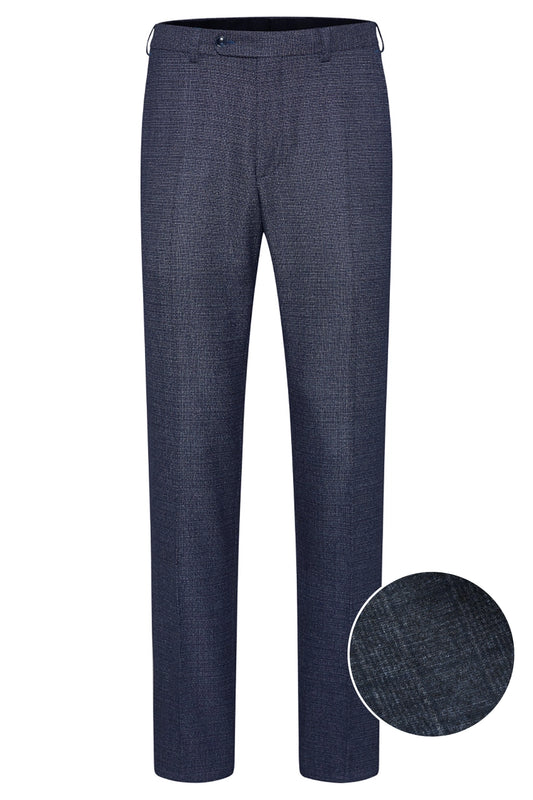 DIGEL SERGIO STRETCH JERSEY CHECK MODERN FIT TROUSER 1240075T