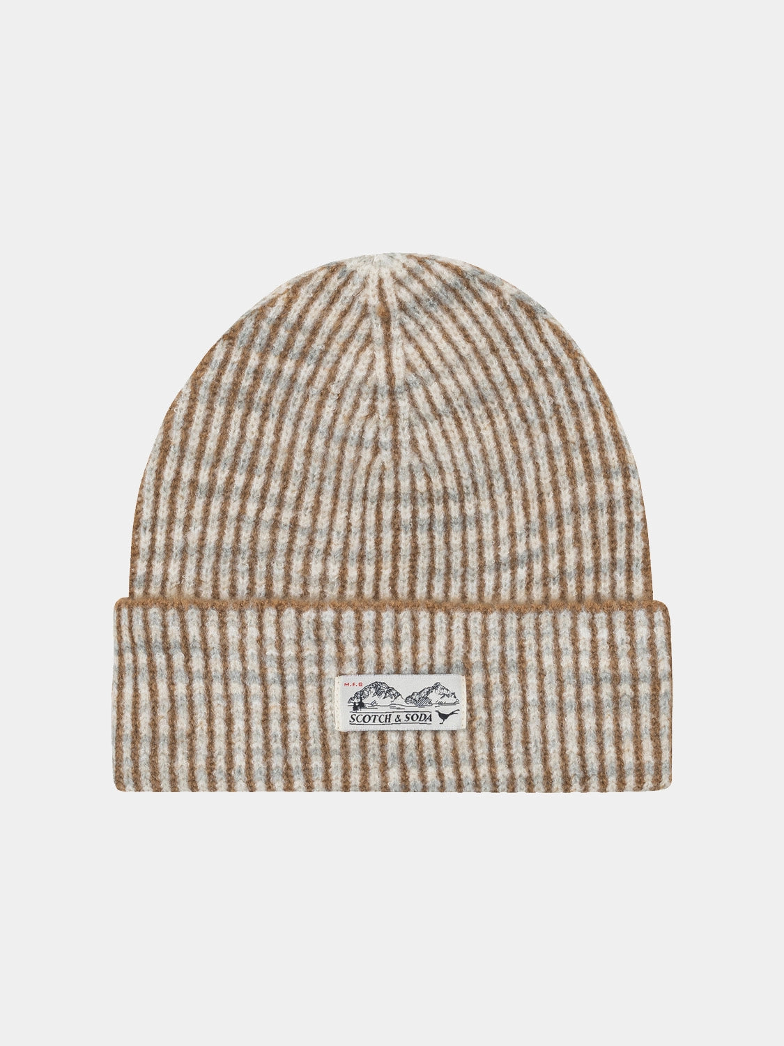 SCOTCH & SODA 2 COLOUR RIB CUFF BEANIE SSM53007