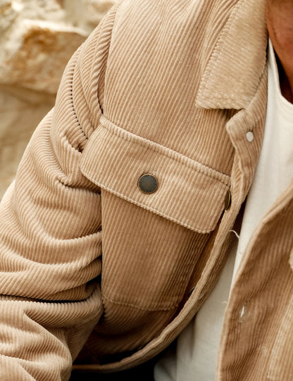 MR SIMPLE CORDUROY STOCKYARD SHERPA WORKER JACKET M093308