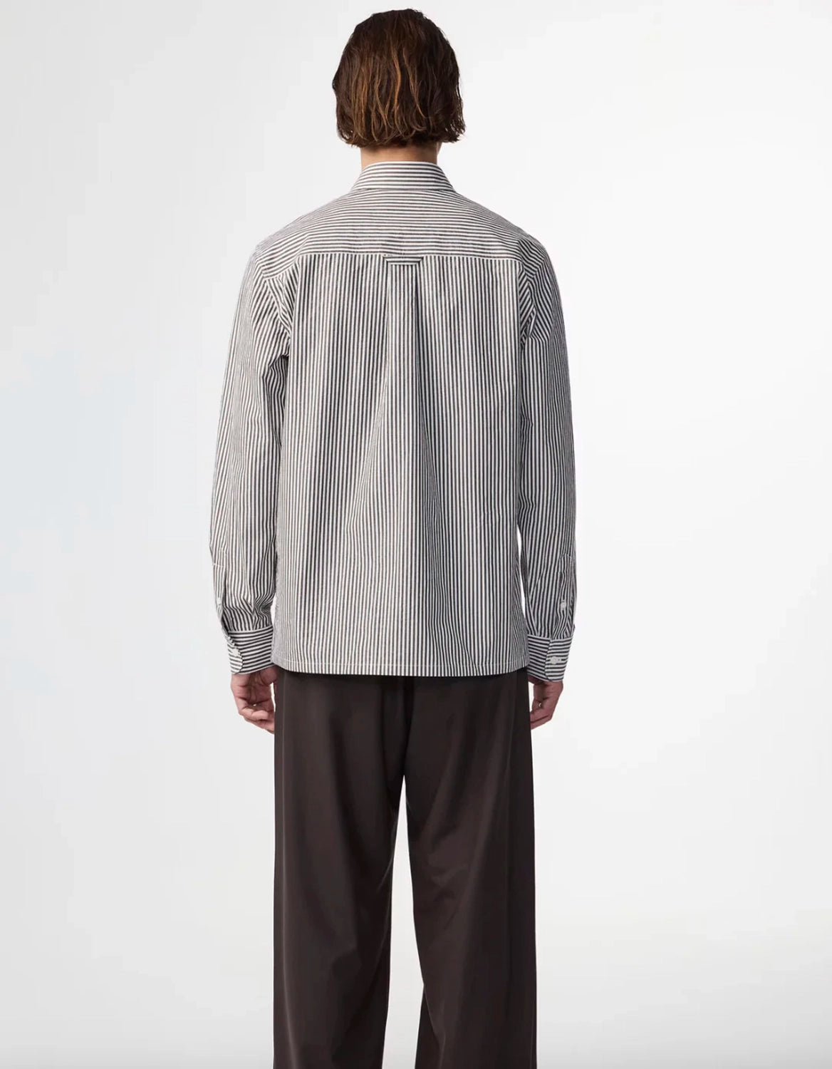 NN07 COLBY ORGANIC COTTON BD STRIPE OXFORD L/S SHIRT 5910