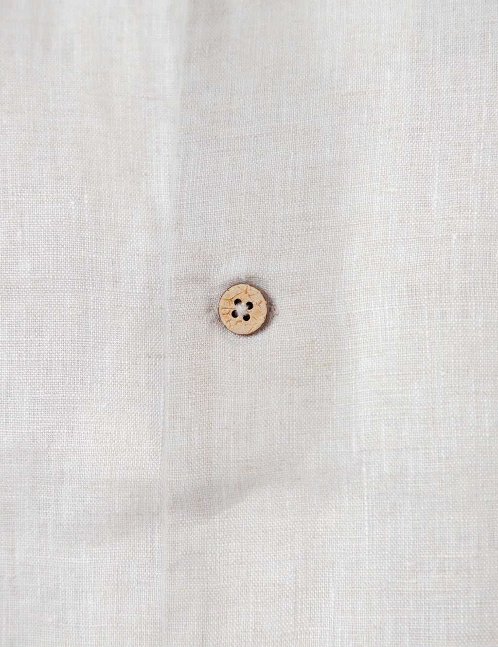 MR SIMPLE HUCK EMBROIDERED LINEN S/S SHIRT M043810