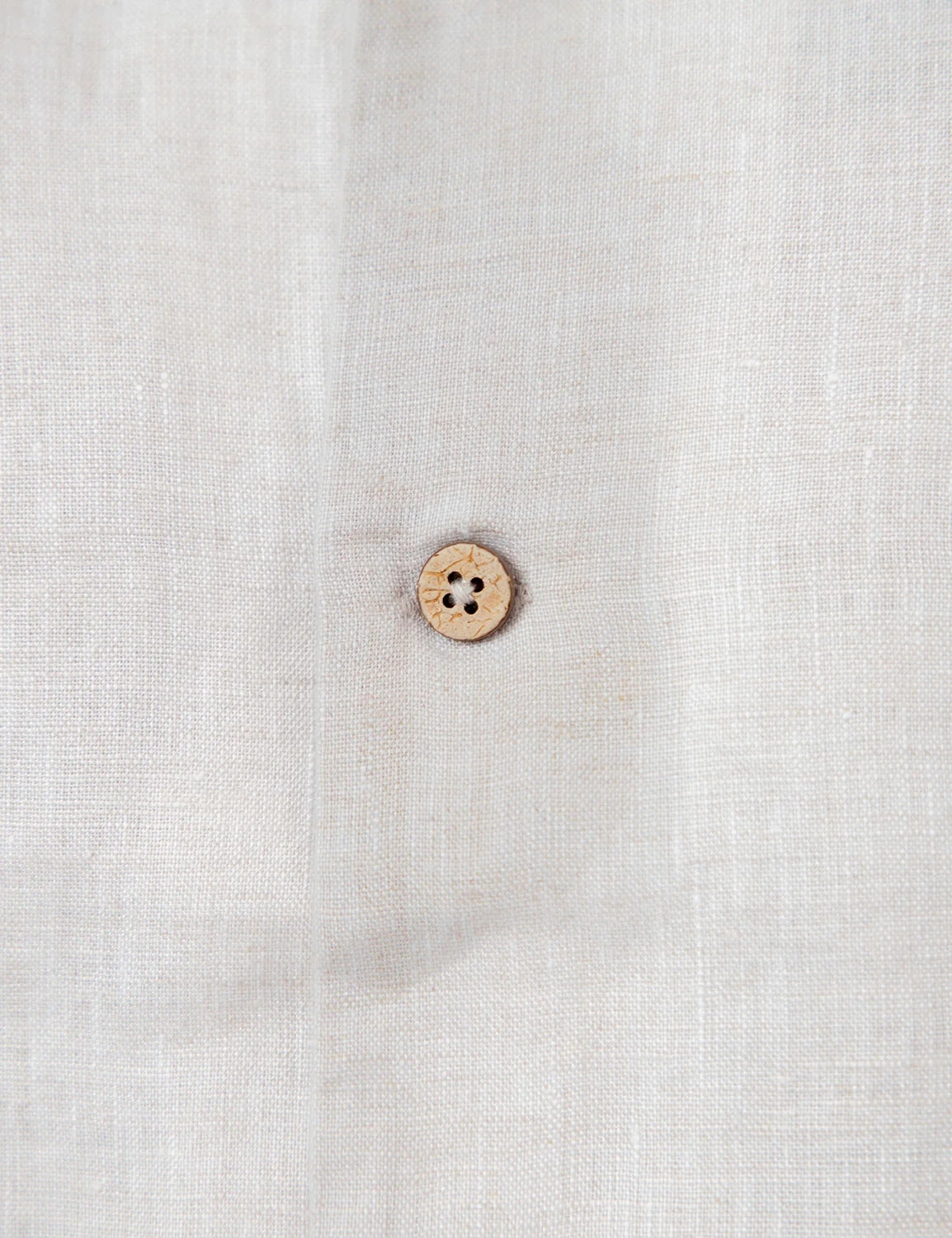 MR SIMPLE HUCK EMBROIDERED LINEN S/S SHIRT M043810
