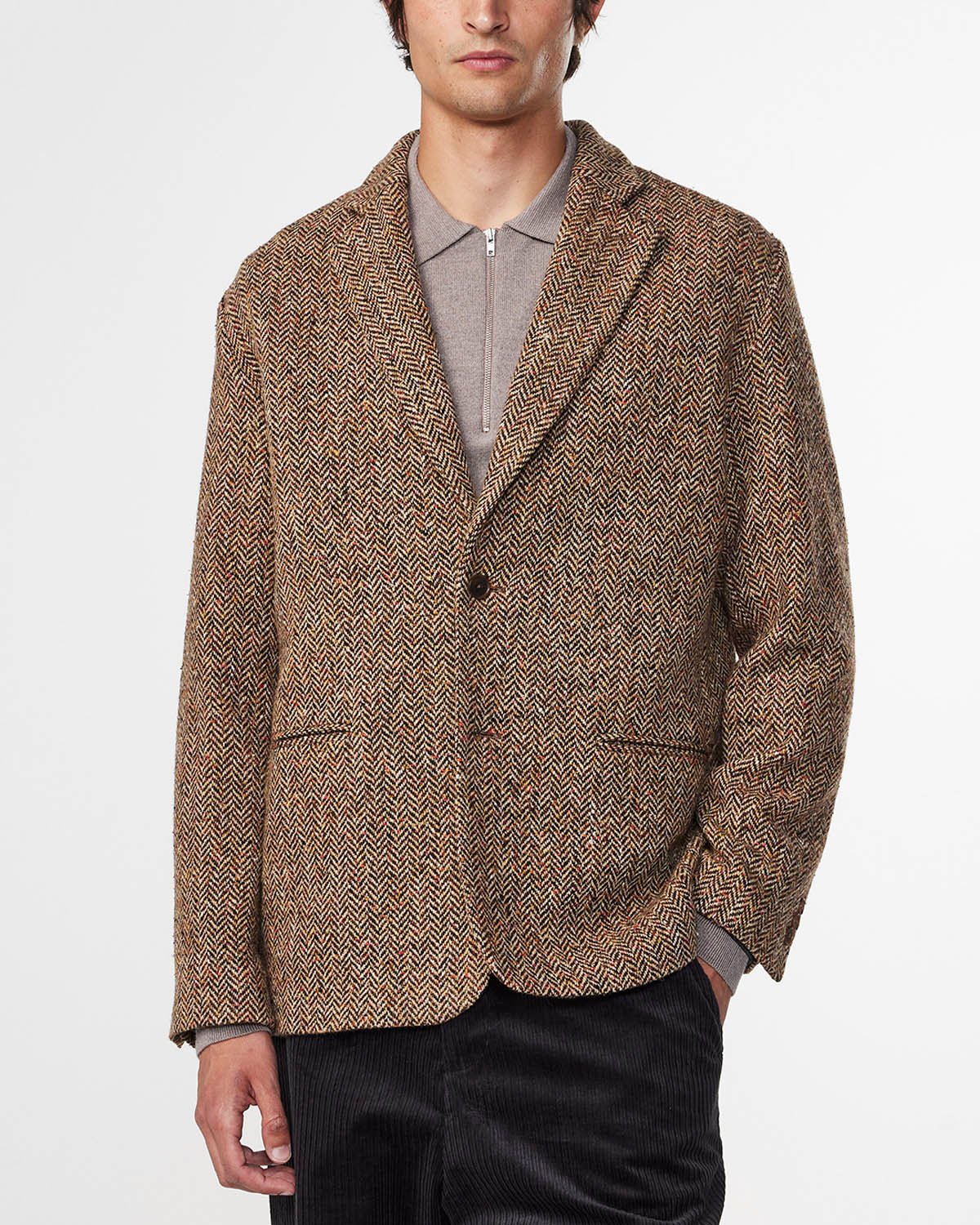 NN07 TIMO WOOL / SILK TWEED BLAZER 5607
