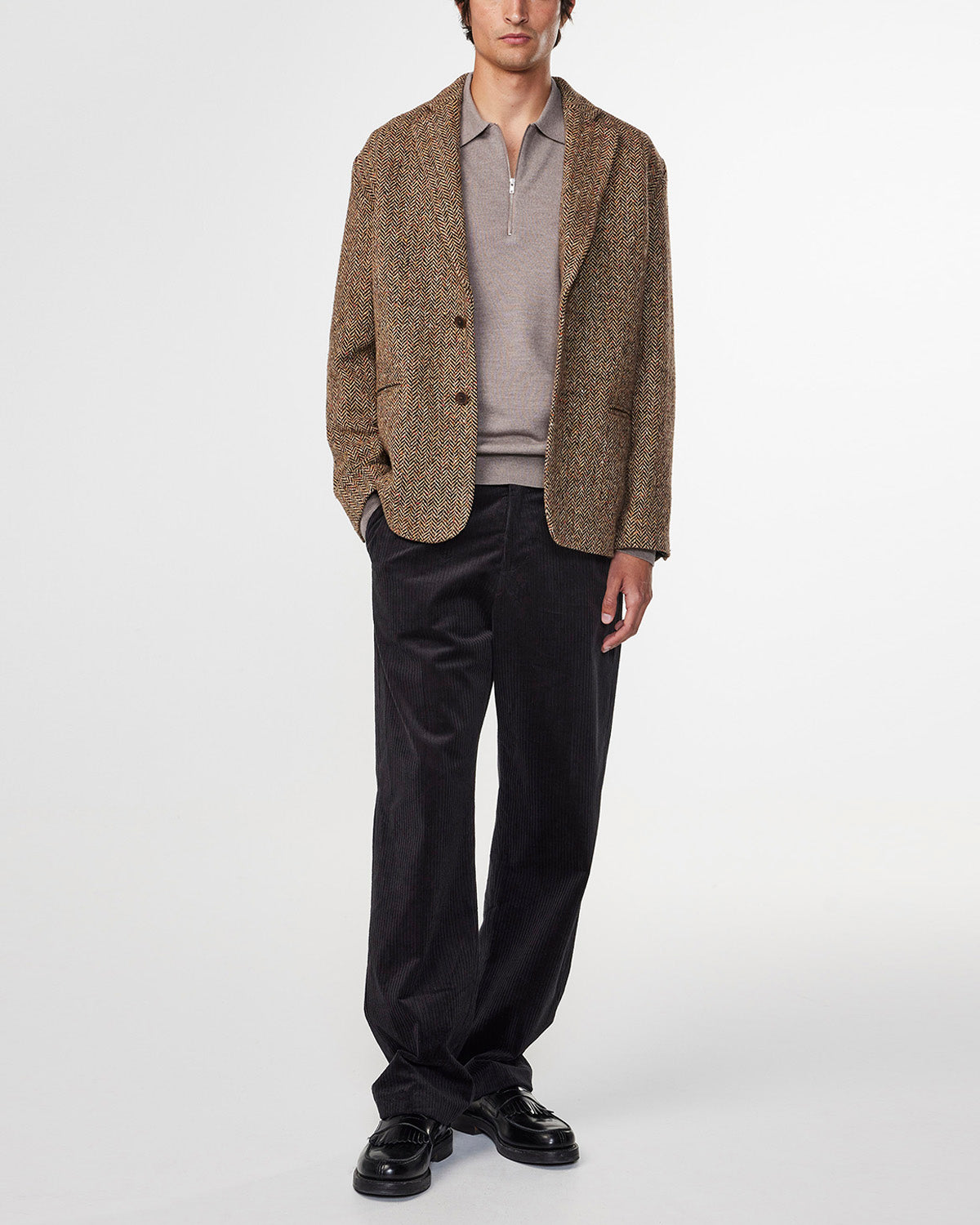 NN07 TIMO WOOL / SILK TWEED BLAZER 5607
