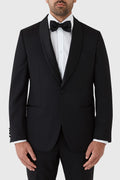 GIBSON ASTLEY AUST MERINO WOOL SHAWL COLLAR TUXEDO SUIT JACKET FMG100