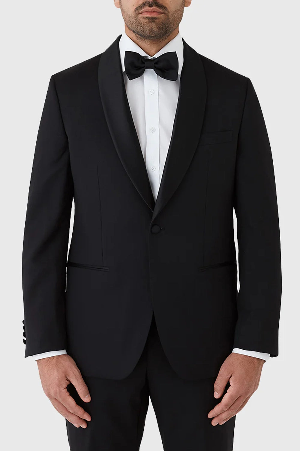 GIBSON ASTLEY AUST MERINO WOOL SHAWL COLLAR TUXEDO SUIT JACKET FMG100