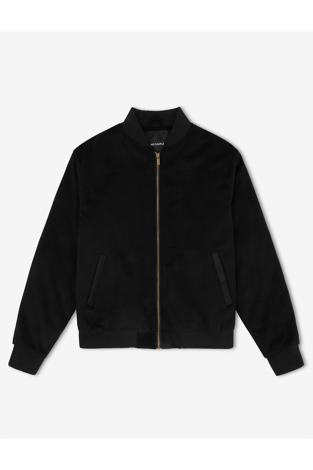 MR SIMPLE WOOL BOMBER JACKET