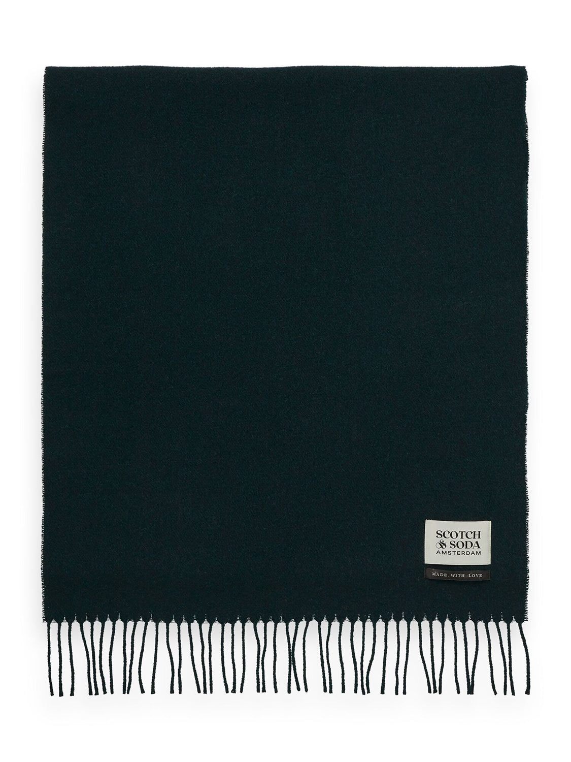 SCOTCH & SODA VIRGIN WOOL FRINGED SCARF SAS169440