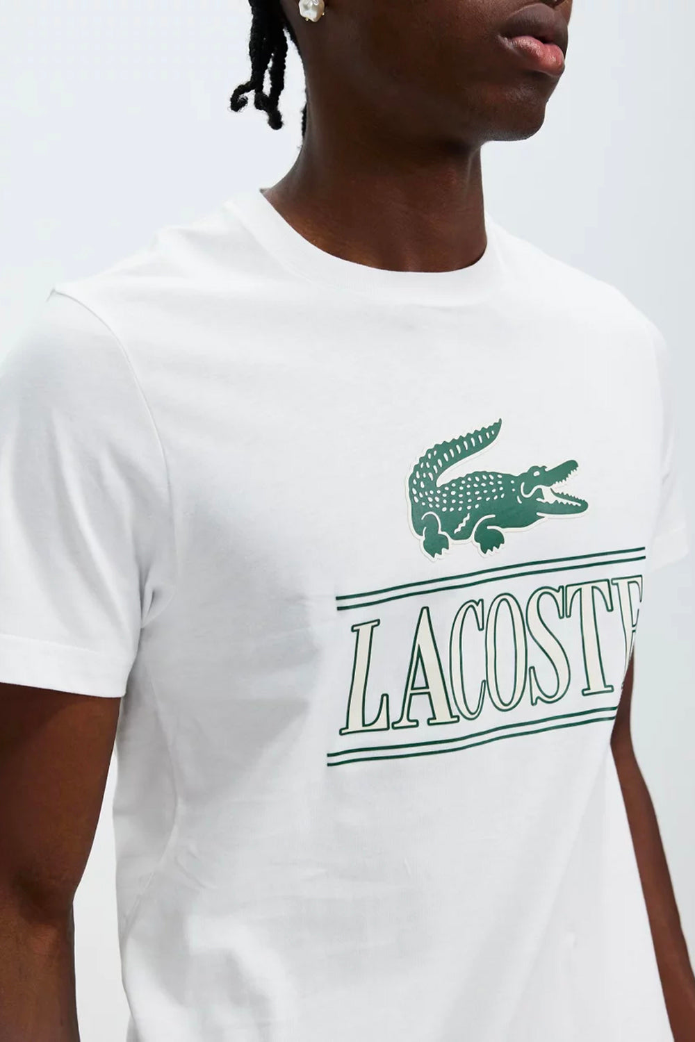 LACOSTE CORE GRAPHICS BIG LOGO T-SHIRT TH1218