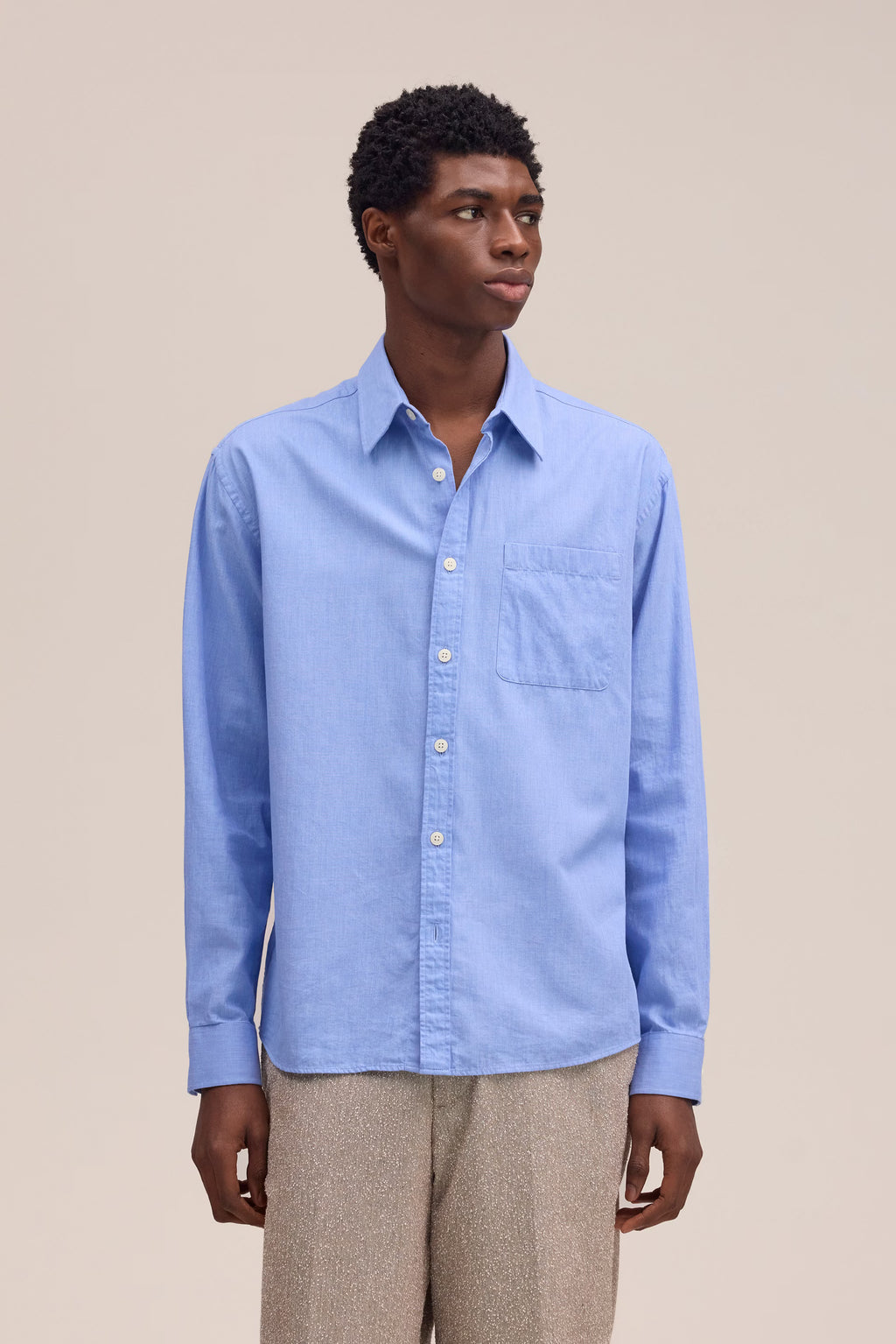 NN07 DEON ORGANIC COTTON RELAXED FIT L/S SHIRT 50053